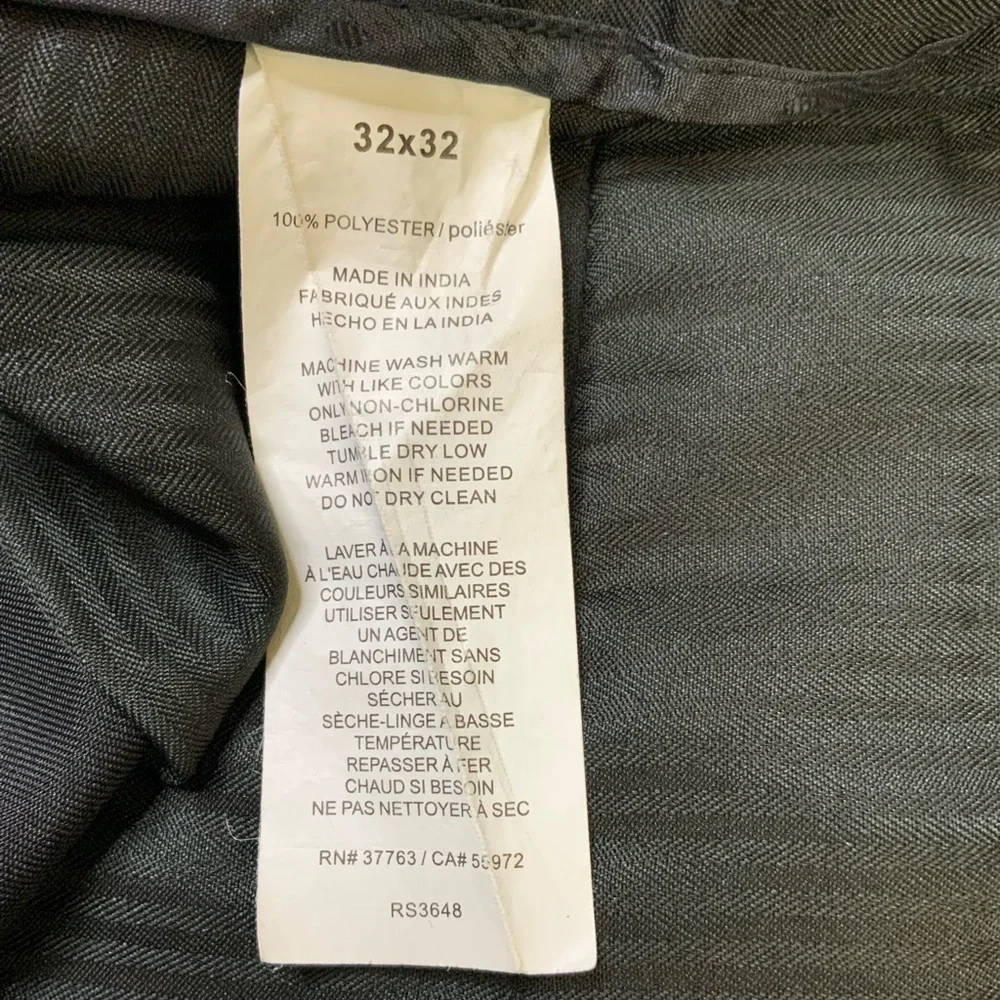 Perry Ellis black slim fit dress pants